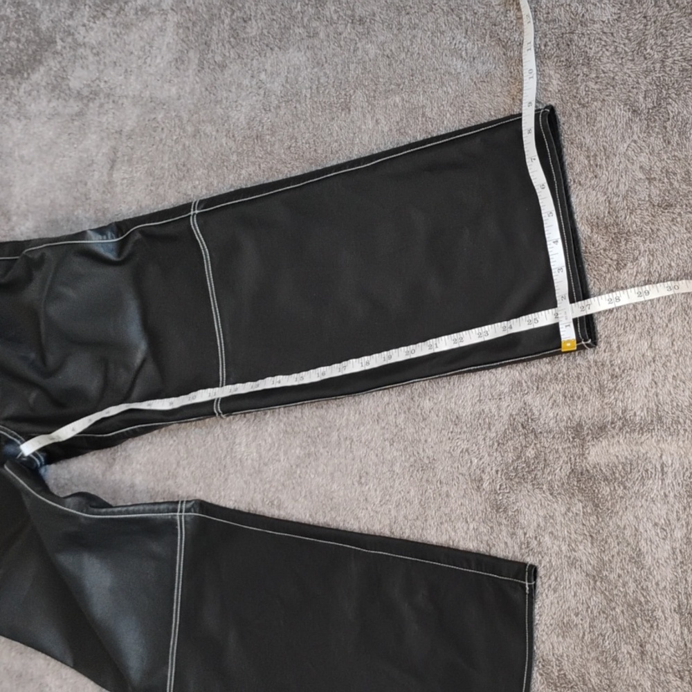 We The Free Faux Leather Topstitch Pants - Picture 5 of 7